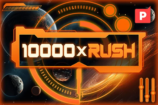 10.000x Rush slot bij UpSpinz Casino met hoge winvermenigvuldiger