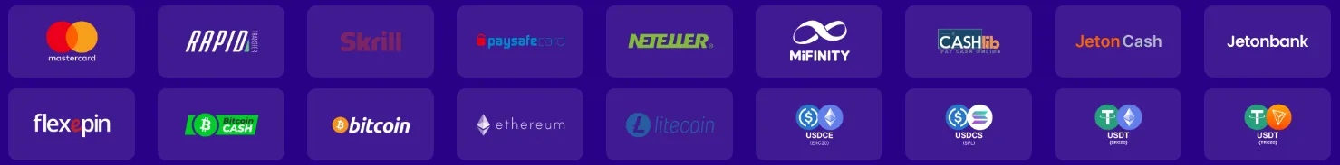 UpSpinz Casino betaalmethoden voor veilig online betalen
